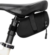 Wozinsky small bicycle saddle bag 0.6 l black (WBB8BK black)