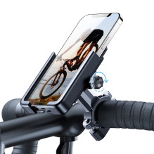 Wozinsky metal bicycle phone holder, scooters black (WBHBK3)