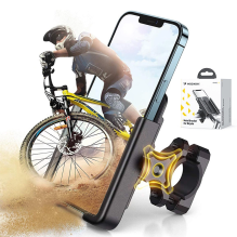 Wozinsky metal bicycle phone holder, scooters black (WBHBK3)