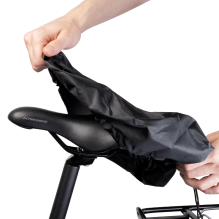 Waterproof saddle cover - black