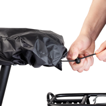 Waterproof saddle cover - black