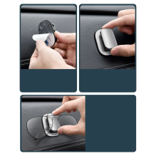  RETURNED ITEM Baseus self-adhesive car holder clip for glasses black (ACYJN-A01)