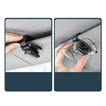  RETURNED ITEM Baseus self-adhesive car holder clip for glasses black (ACYJN-A01)