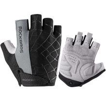 Rockbros S109GR cycling gloves, size M - gray