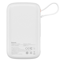 Baseus Qpow Digital Display powerbank with fast charging 10000mAh 22.5W QC / PD / SCP / FCP with built-in USB-C cable wh