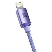 Baseus CAJY000205 Lightning - USB-C PD cable 20W 480Mb / s 1.2m - purple