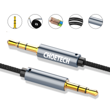 Choetech AUX002 cable mini jack 3.5mm (male) / mini jack 3.5mm (male) 1.2m - black