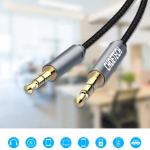 Choetech AUX002 cable mini jack 3.5mm (male) / mini jack 3.5mm (male) 1.2m - black