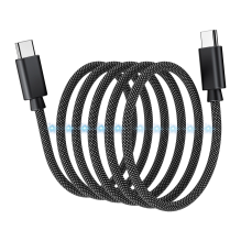 Choetech XCC-1054 240 W laidas su maitinimo tiekimu 3.1 USB-C magnetinis 1,2 m – juodas