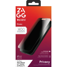 ZAGG InvisibleShield Glass Elite Privacy for iPhone 15 / 16