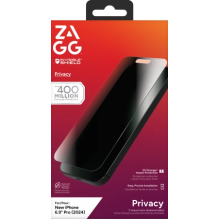 ZAGG InvisibleShield Glass Elite Privacy for iPhone 16 Pro Max