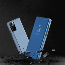 Clear View Case flip cover for Xiaomi Redmi Note 11S / Note 11 blue