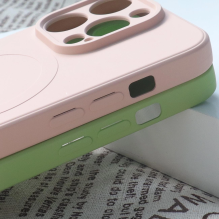 GRĄŽINAMAS PREKĖS iPhone 13 Pro Silicone Case Magsafe - rožinė