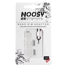 Noosy Adapter Nano Micro Sim 3in1 iPhone Set + raktas