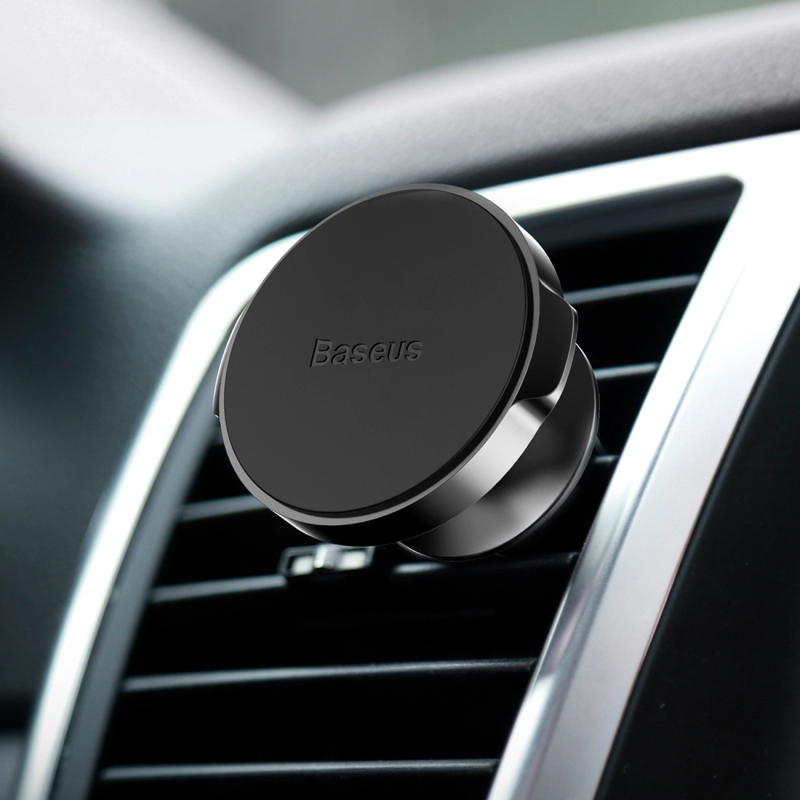 Baseus Small Ears Series SUER-A01 magnetic car air vent holder - black