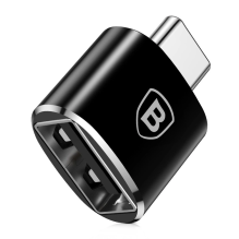 Baseus Mini USB-A į USB-C OTG adapteris – juodas