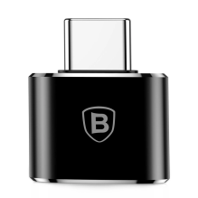 Baseus Mini USB-A to USB-C OTG adapter - black