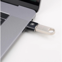 Baseus Mini USB-A į USB-C OTG adapteris – juodas