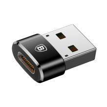 Baseus Mini USB-C į USB-A adapteris – juodas