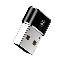 Baseus Mini USB-C į USB-A adapteris – juodas