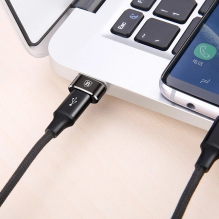 Baseus Mini USB-C į USB-A adapteris – juodas