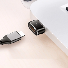 Baseus Mini USB-C į USB-A adapteris – juodas