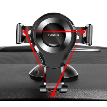 Baseus Osculum SUYL-XP01 gravity car holder for windshield or dashboard - black