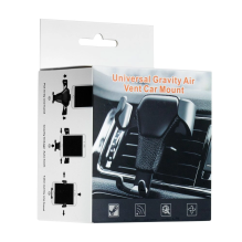 Car Holder H01 Black gravity car holder for the ventilation grille