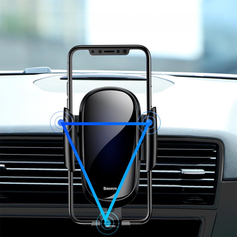 Baseus Future Gravity Car Mount SUYL-WL01 gravity holder for 4-6&quot; phone on the air vent - black