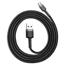 Baseus Cafule Cable CAMKLF-BG1 USB-A / micro USB 2.4A 1 m - black-gray