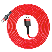 Baseus Cafule Cable CAMKLF-C09 USB-A / micro USB 1.5A 2 m - red