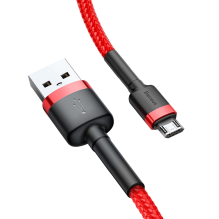 Baseus Cafule Cable CAMKLF-C09 USB-A / micro USB 1.5A 2 m - red