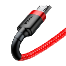 Baseus Cafule Cable CAMKLF-C09 USB-A / micro USB 1.5A 2 m - red