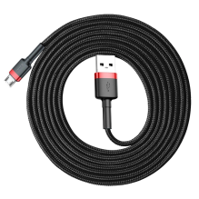 Baseus Cafule Cable CAMKLF-C91 USB-A / micro USB 1.5A 2 m - black and red