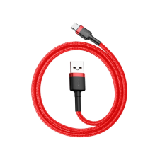 Baseus Cafule USB-A / USB-C QC 3.0 3A 0.5 m cable - red