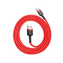 Baseus Cafule USB-A / USB-C QC 3.0 3A cable 1 m - red