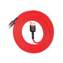 Baseus Cafule Cable durable nylon cable USB / USB-C QC3.0 2A 2M red (CATKLF-C09)