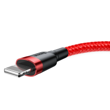 Baseus Cafule USB-A / Lightning 2.4A QC 3.0 cable 0.5 m - red