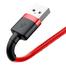 Baseus Cafule USB-A / Lightning 2.4A QC 3.0 cable 0.5 m - red