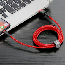 Baseus Cafule USB-A / Lightning 2.4A QC 3.0 cable 0.5 m - red