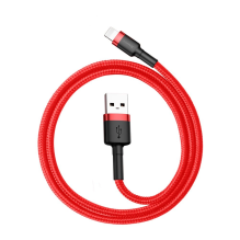 Baseus Cafule USB-A / Lightning 2.4A QC 3.0 cable 0.5 m - red