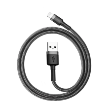 Baseus Cafule USB-A / Lightning 2.4A QC 3.0 cable 0.5 m - black-gray