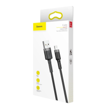 Baseus Cafule USB-A / Lightning 2.4A QC 3.0 cable 0.5 m - black-gray