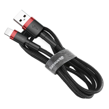 Baseus Cafule USB-A / Lightning 2.4A QC 3.0 cable 0.5 m - black and red