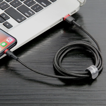 Baseus Cafule USB-A / Lightning 2.4A QC 3.0 cable 0.5 m - black and red