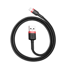 Baseus Cafule USB-A / Lightning 2.4A QC 3.0 cable 0.5 m - black and red