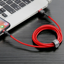 Baseus Cafule USB-A / Lightning 2.4A QC 3.0 cable 1 m - red