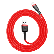 Baseus Cafule USB-A / Lightning 2.4A QC 3.0 cable 1 m - red