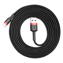 Baseus Cafule USB-A / Lightning 1.5A QC 3.0 cable 2 m - black and red