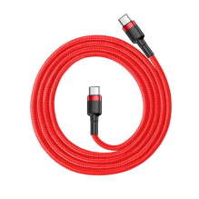 Baseus CATKLF-G09 USB-C - USB-C PD QC cable 60W 3A 480Mb / s 1m - red